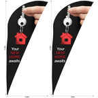 Legend 2m Sublimated Sharkfin Flying Banner Skin - Set Of 2 (Excludes Hardware) - Print Fast Express