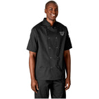 Unisex Short Sleeve Zest Chef Jacket custom branded with your logo by Print Fast Express