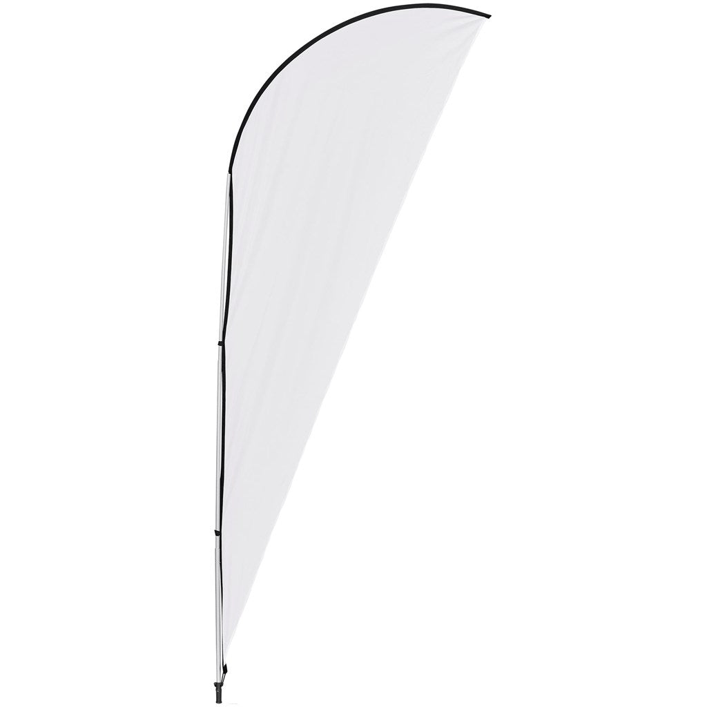 Legend 2M Sublimated Sharkfin Double-Sided Flying Banner - 1 complete unit — Print Fast Express