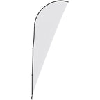 Legend 4M Sublimated Sharkfin Double-Sided Flying Banner - 1 complete unit — Print Fast Express