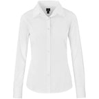 Ladies Long Sleeve Sycamore Shirt in White — Print Fast Express