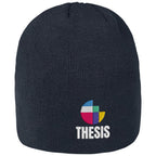 Pinnacle Acrylic Beanie in Navy — Print Fast Express