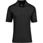 Mens Edge Golf Shirt in Black — Print Fast Express