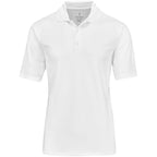 Mens Edge Golf Shirt in White — Print Fast Express