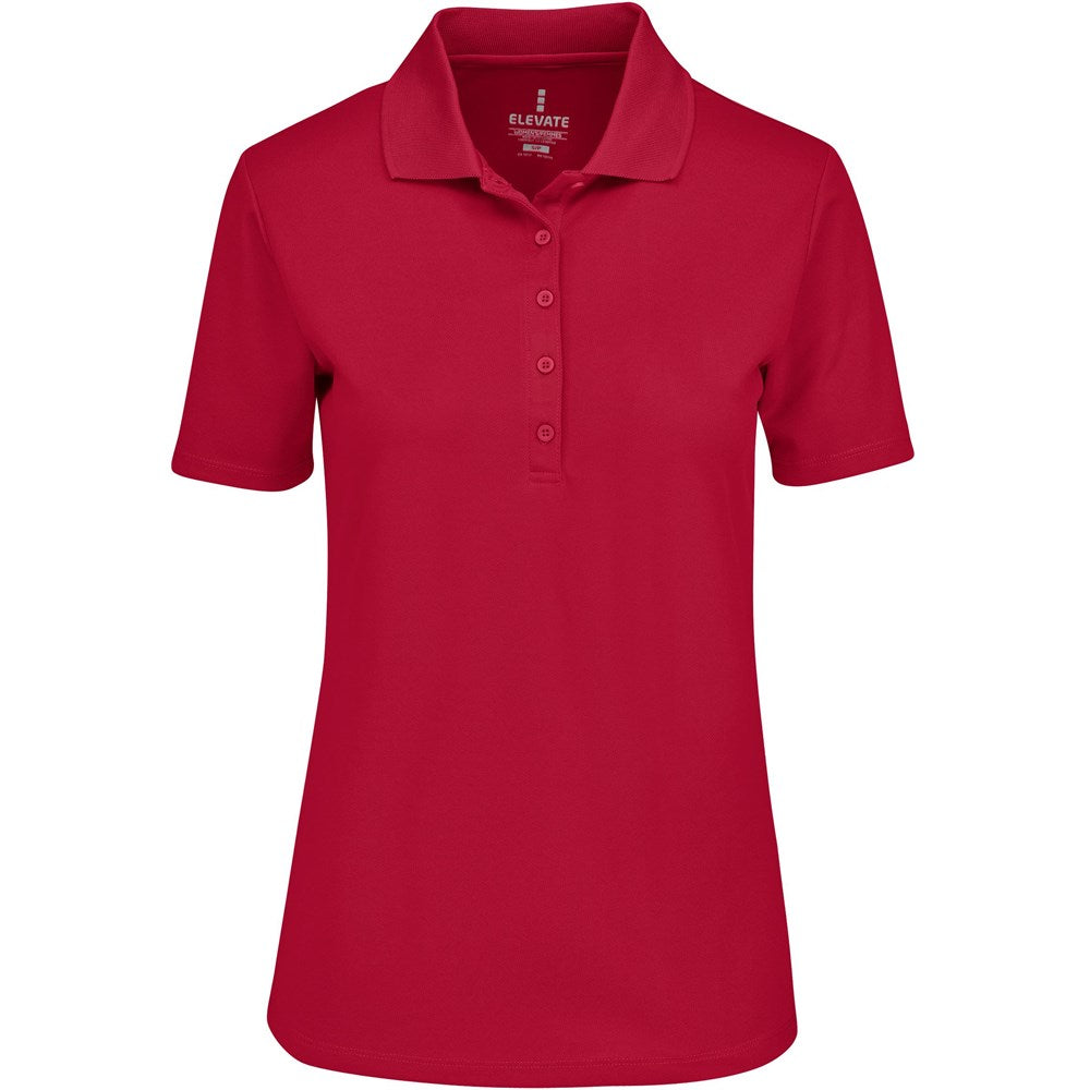 Ladies Edge Golf Shirt in Red — Print Fast Express