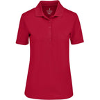 Ladies Edge Golf Shirt in Red — Print Fast Express