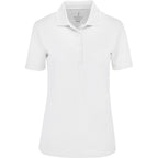 Ladies Edge Golf Shirt in White — Print Fast Express