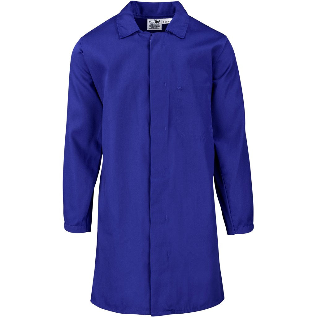 Element Food Safety Coat - Royal Blue custom branded with your logo by Print Fast Express