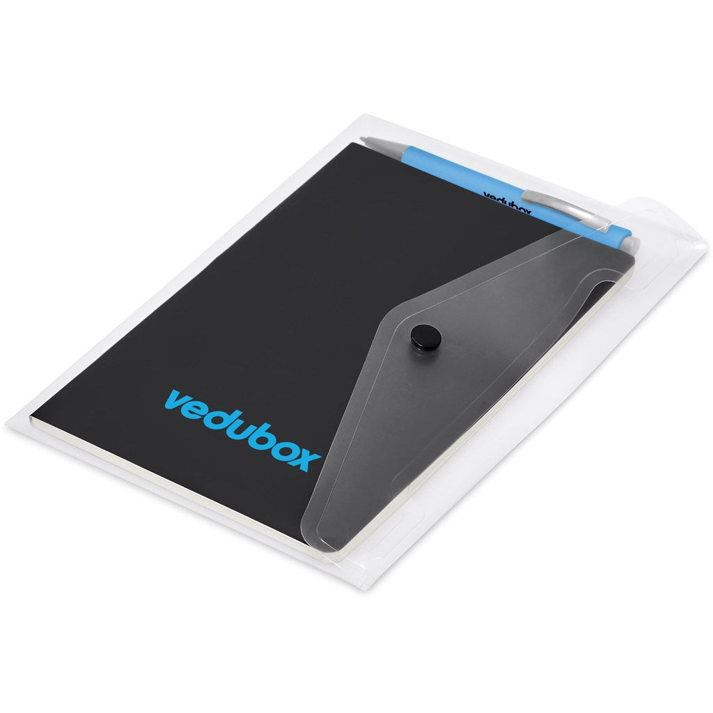 Altitude Perry Notebook & Pen Set in Cyan — Print Fast Express