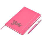 Query Notebook & Pen Set in Pink — Print Fast Express