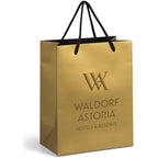 Altitude Dazzle Mini Paper Gift Bag in Gold — Print Fast Express