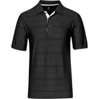 Mens Admiral Golf Shirt in Black — Print Fast Express