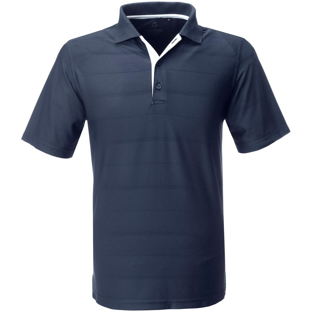 Mens Admiral Golf Shirt in Navy — Print Fast Express