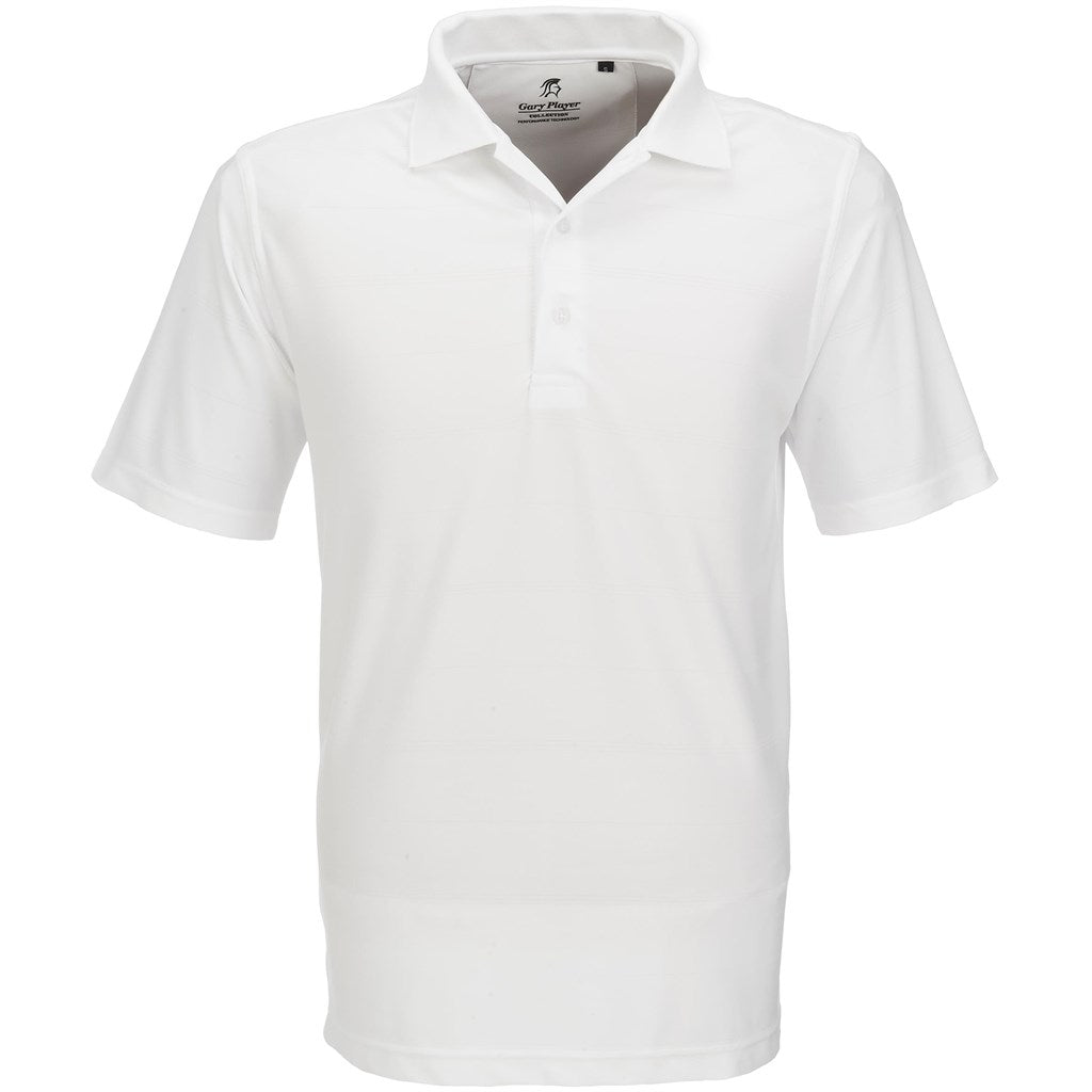 Mens Admiral Golf Shirt in White — Print Fast Express
