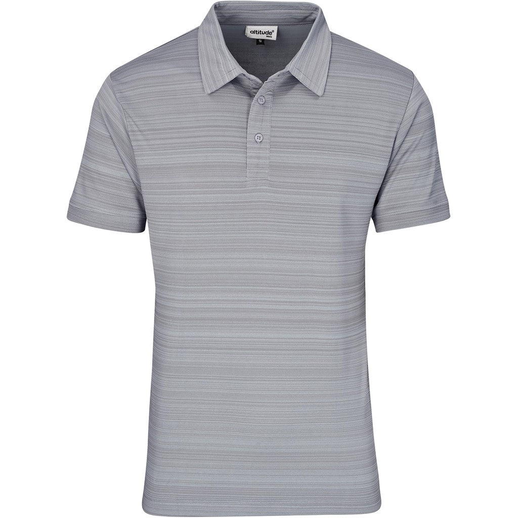 Mens Aberdeen Golf Shirt in Light Grey — Print Fast Express