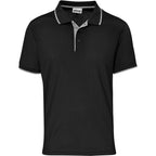 Mens Orion Golf Shirt in Black — Print Fast Express