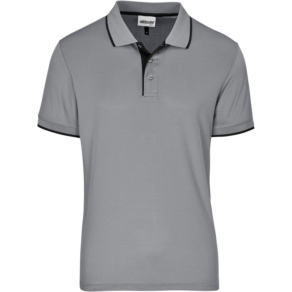 Mens Orion Golf Shirt in Grey — Print Fast Express