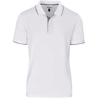 Mens Orion Golf Shirt in White — Print Fast Express