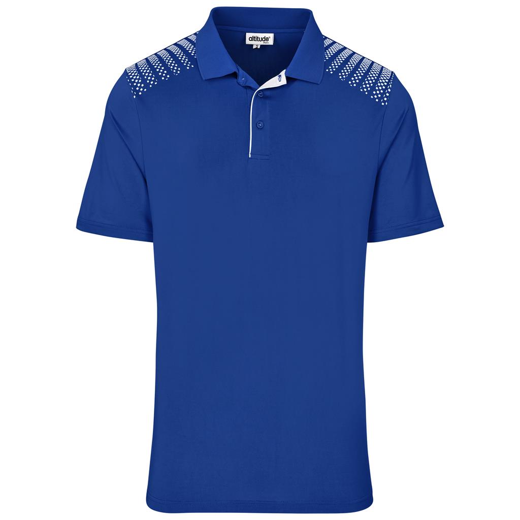 Mens Aerogrid Golf Shirt in Royal Blue — Print Fast Express