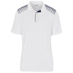 Mens Aerogrid Golf Shirt in White — Print Fast Express