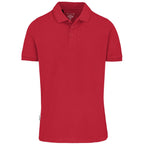 Mens Okiyo Tenyo Eco Golf Shirt in Red — Print Fast Express