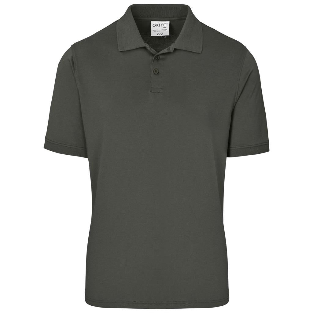 Mens Okiyo Shizen Eco Golf Shirt in Olive — Print Fast Express