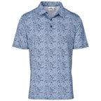 Mens Flexxion Golf Shirt in Blue — Print Fast Express