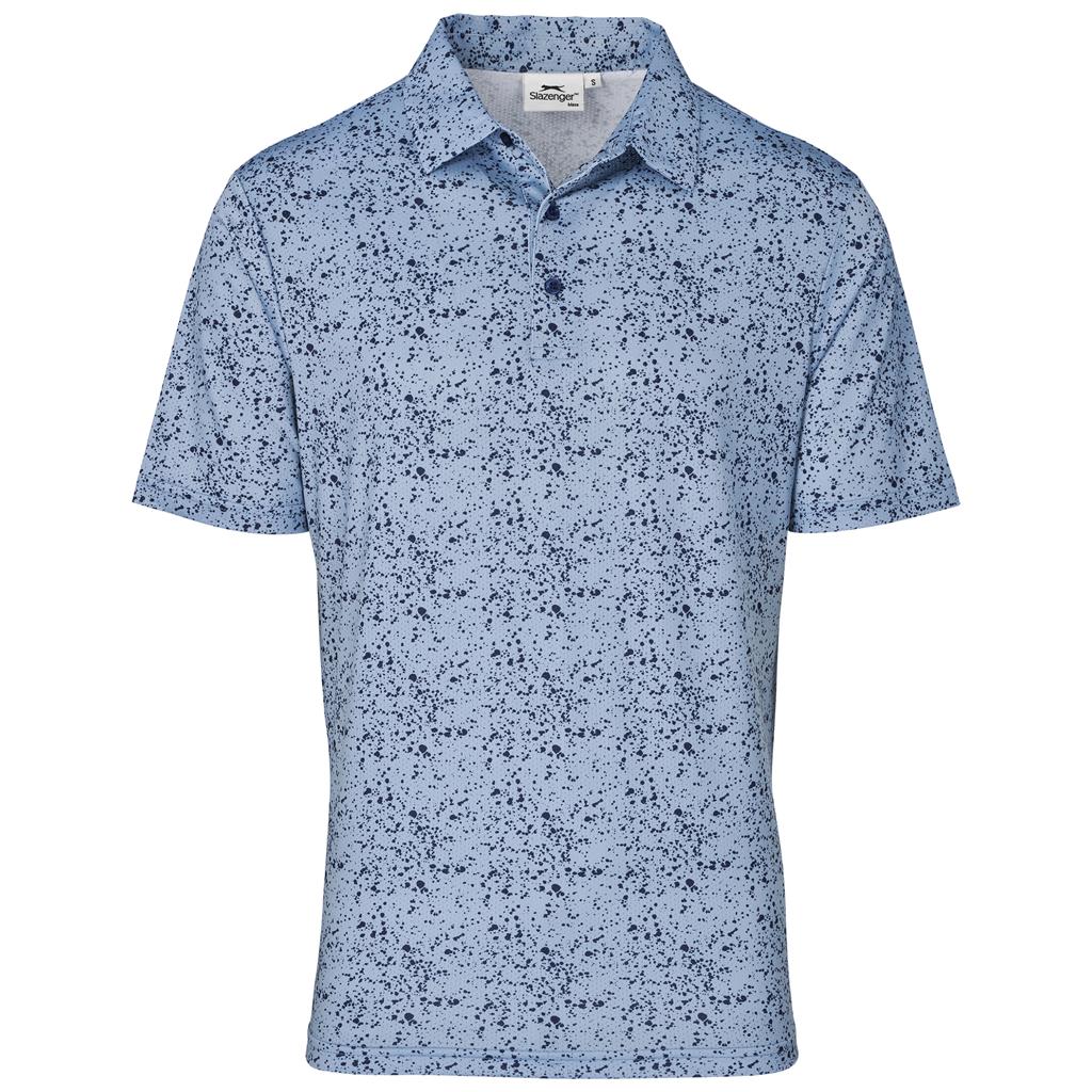 Mens Flexxion Golf Shirt in Blue — Print Fast Express