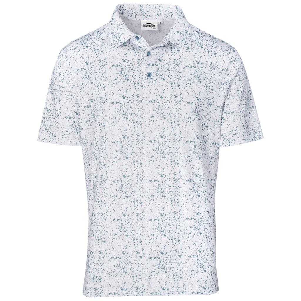 Mens Flexxion Golf Shirt in White — Print Fast Express