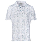 Mens Flexxion Golf Shirt in White — Print Fast Express