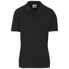 Mens Houston Stretch Golf Shirt in Black — Print Fast Express