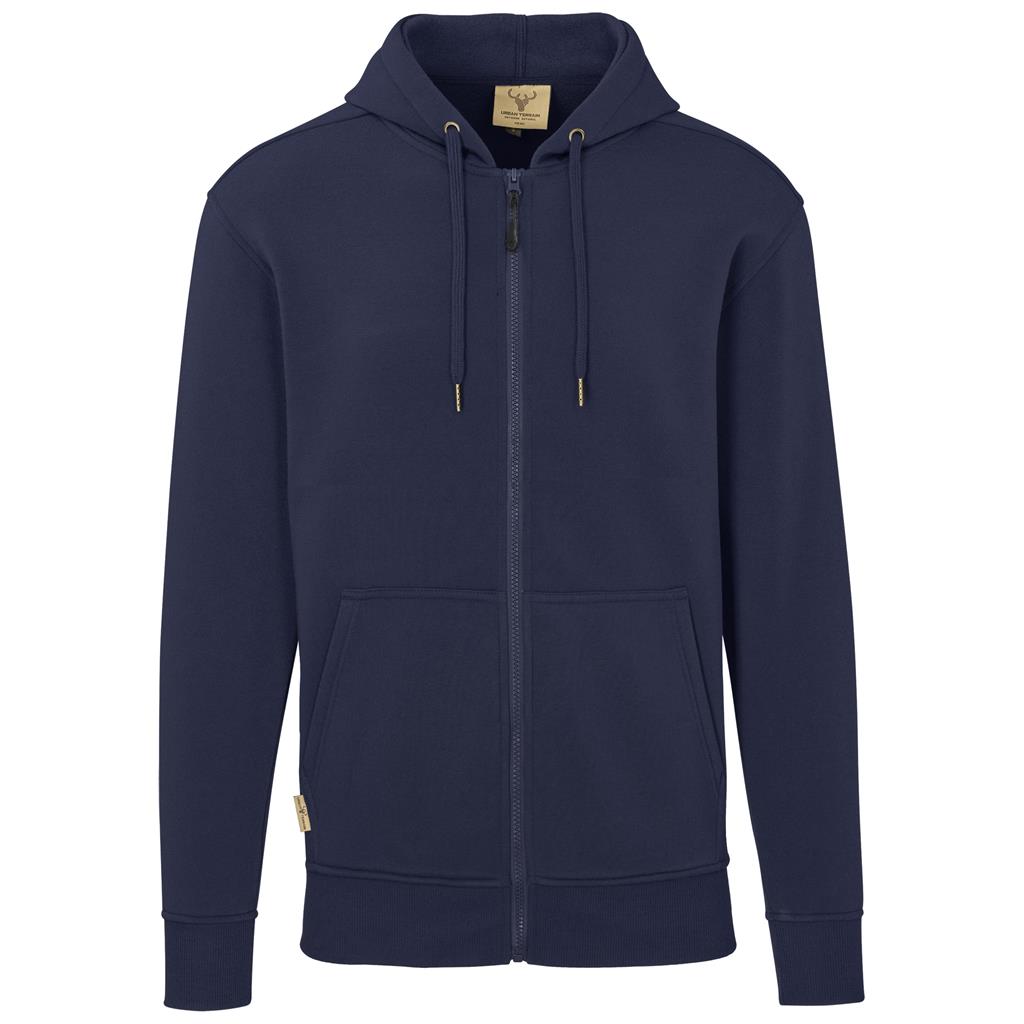 Mens Rift Hooded Sweater in Navy — Print Fast Express