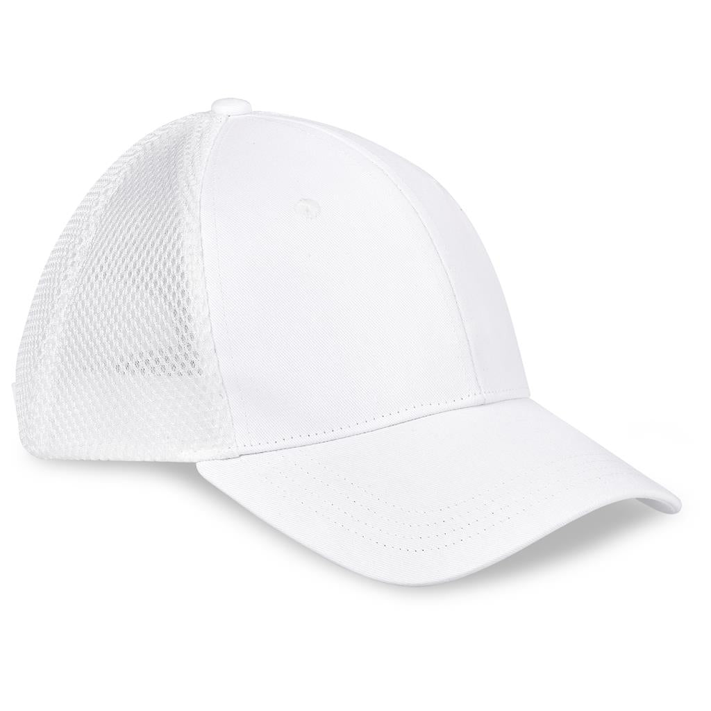 Boost Premium Trucker Cap - 6 Panel in White — Print Fast Express