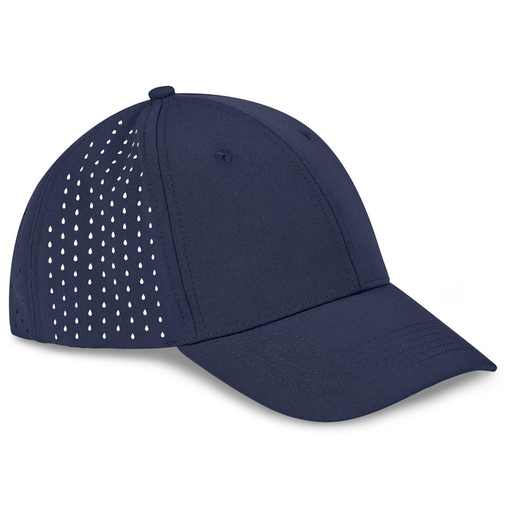 Fusion Laser Cap - 6 Panel in Navy — Print Fast Express