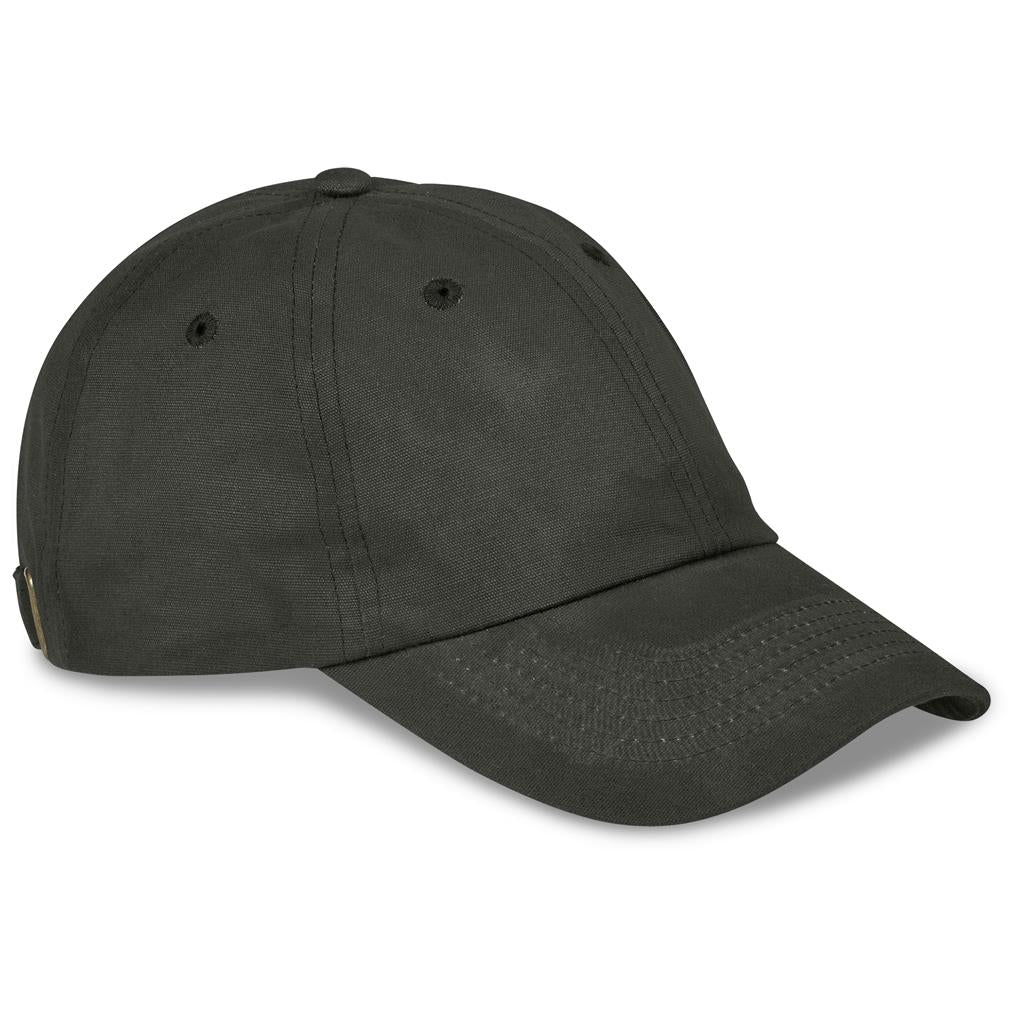 Sondela 6 Panel Oilskin cap in Olive — Print Fast Express