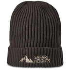 Arctic Acrylic Beanie in Brown — Print Fast Express