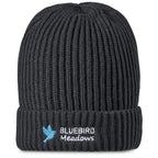 Arctic Acrylic Beanie in Charcoal — Print Fast Express