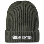Arctic Acrylic Beanie in Olive — Print Fast Express