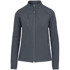 Ladies Alex Varga Elysium Softshell Jacket in Charcoal — Print Fast Express