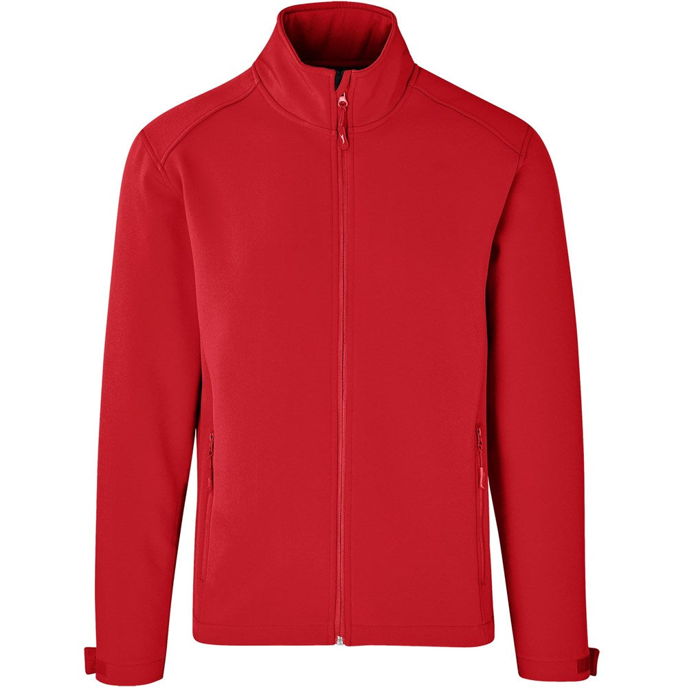 Mens Nagano Softshell Jacket in Red — Print Fast Express