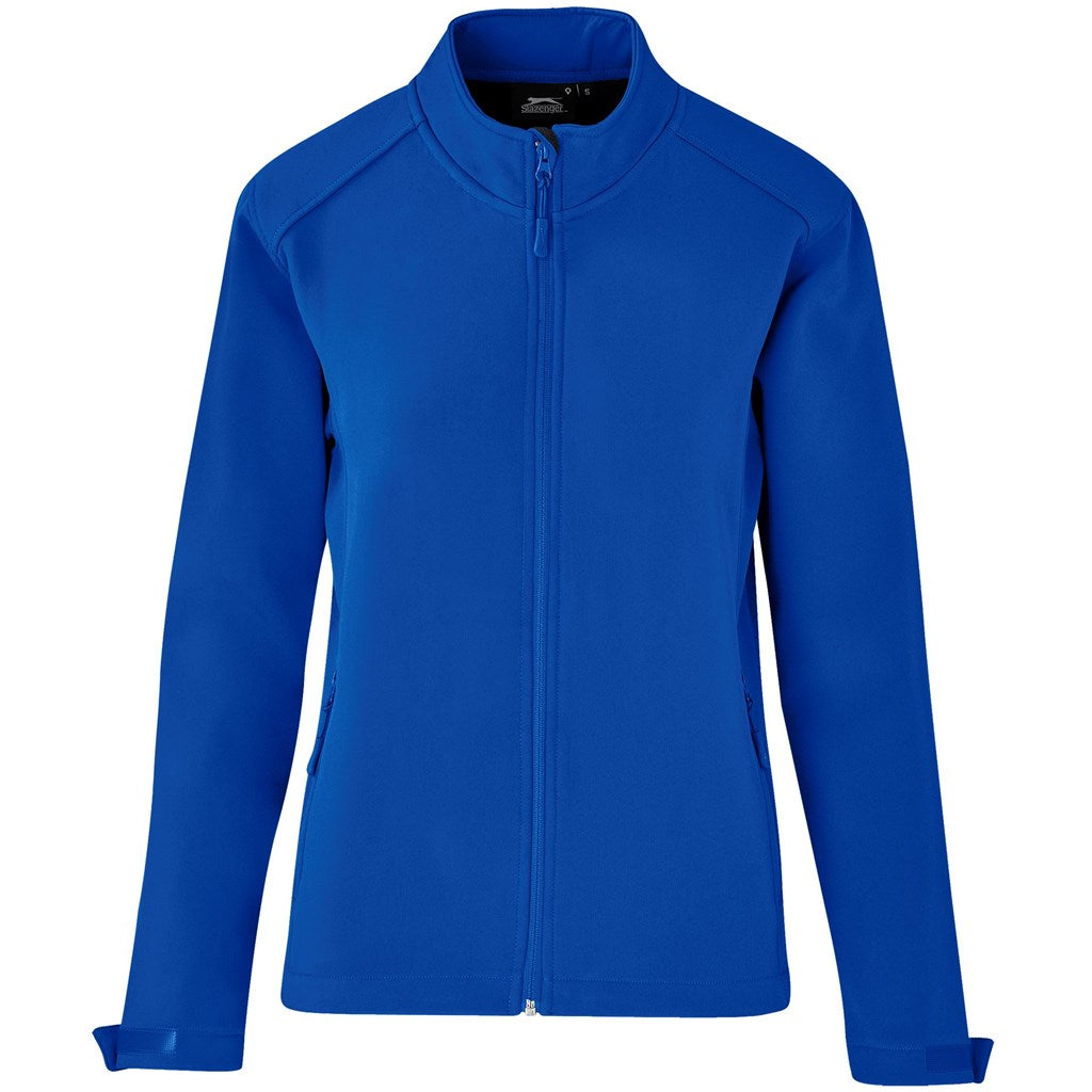 Ladies Nagano Softshell Jacket in Royal Blue — Print Fast Express
