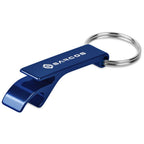 Altitude Tango Recycled Aluminium Bottle Opener Keyholder in Navy — Print Fast Express