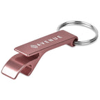 Altitude Tango Recycled Aluminium Bottle Opener Keyholder in Rose Gold — Print Fast Express