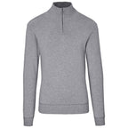 Mens 1/4 Zip Quantum Low Pill Jersey in Grey — Print Fast Express