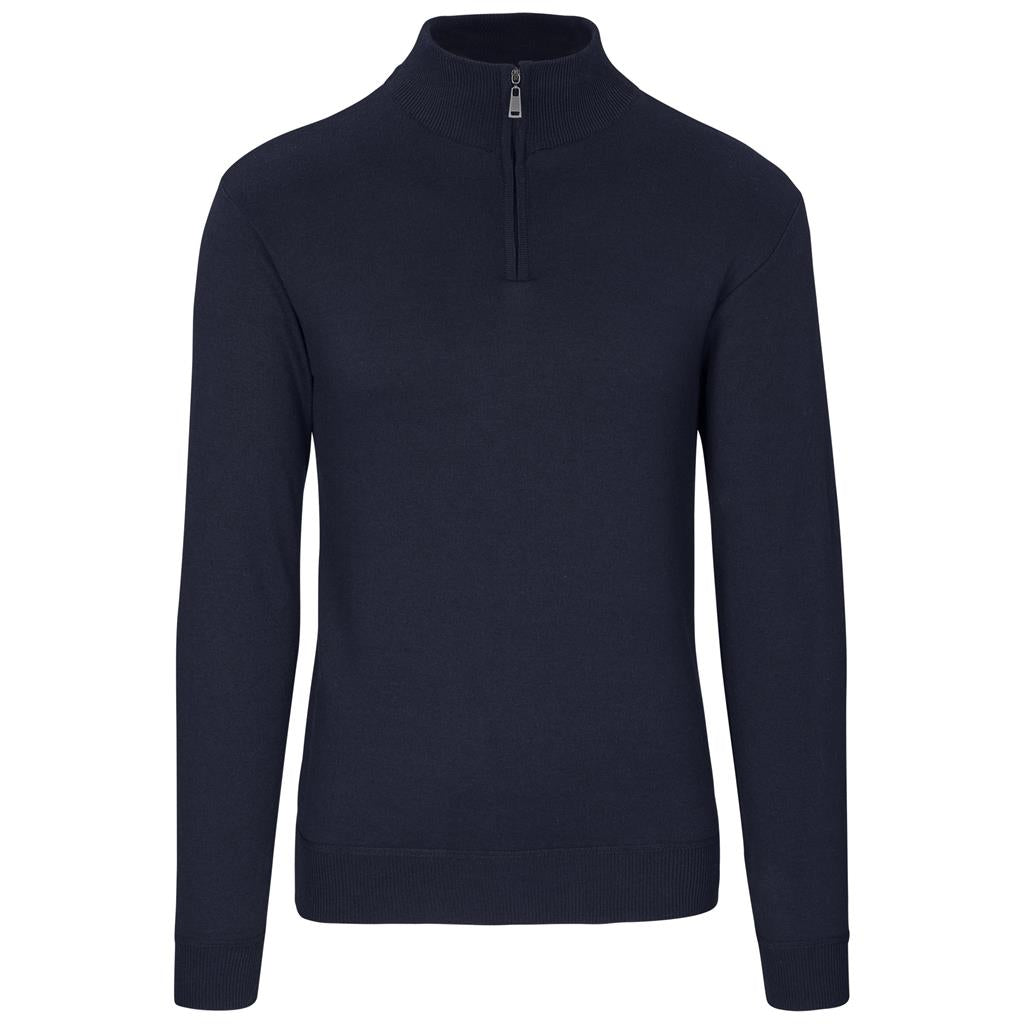 Mens 1/4 Zip Quantum Low Pill Jersey in Navy — Print Fast Express