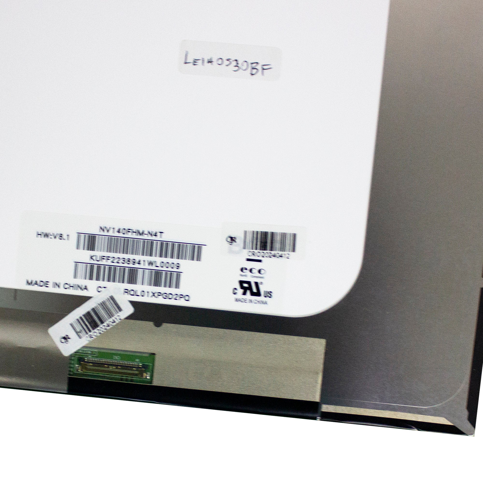 14.0″ 30-Pin LCD FHD 1080P Display with Bend Connector – HD Screen