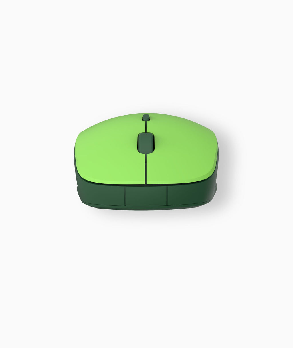 Wireless Optical Mouse -2.4GHz,1600DPI,4 Buttons, Silent Click - MW210 - Green