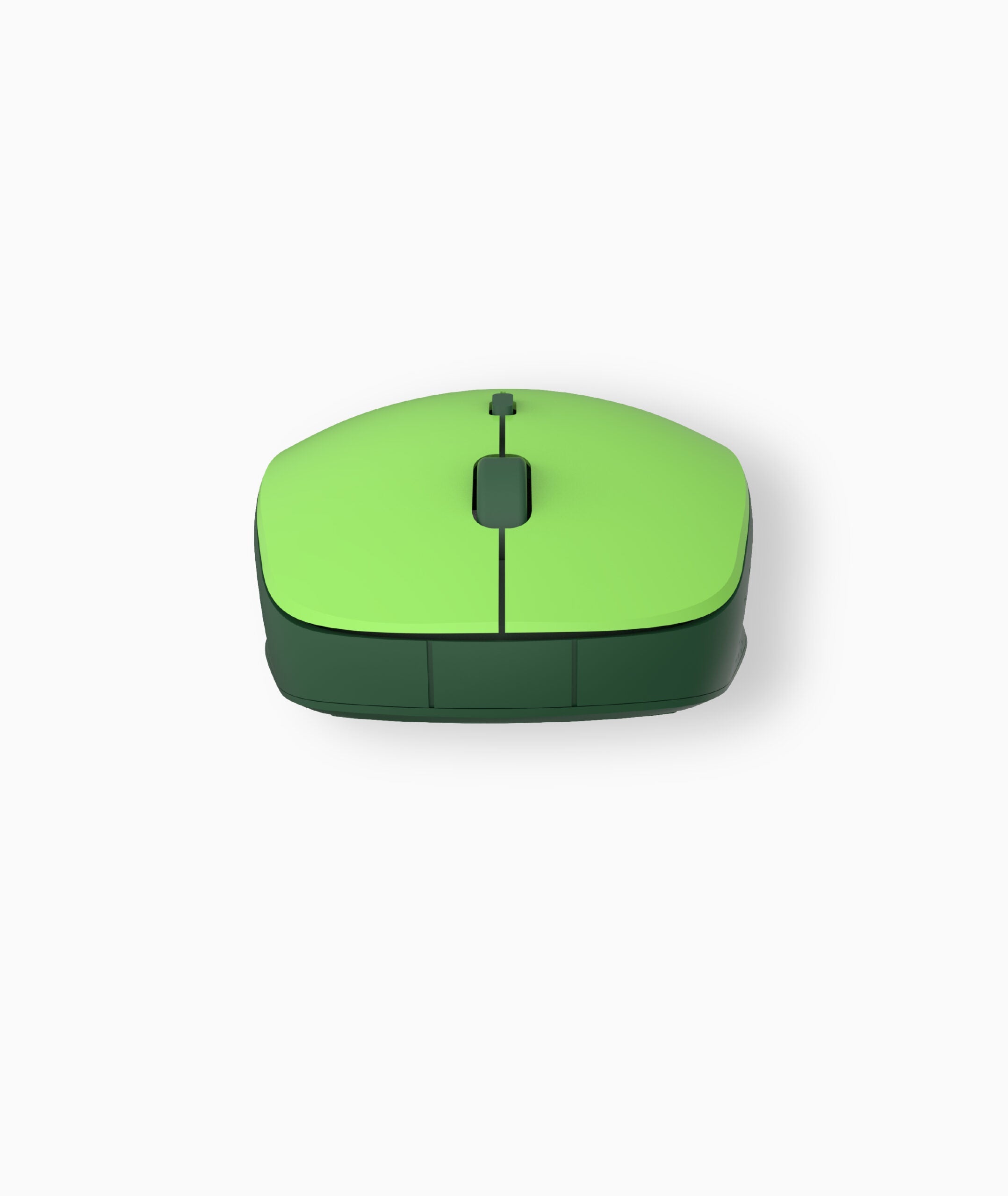 Wireless Optical Mouse -2.4GHz,1600DPI,4 Buttons, Silent Click - MW210 - Green