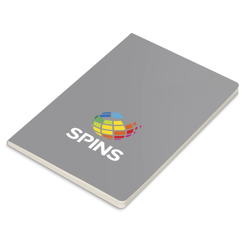 Altitude Jotter A5 Soft Cover Notebook in Grey — Print Fast Express