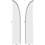 Legend 3m Sublimated Arcfin Double-Sided Flying Banner Skin (Excludes Hardware) — Print Fast Express